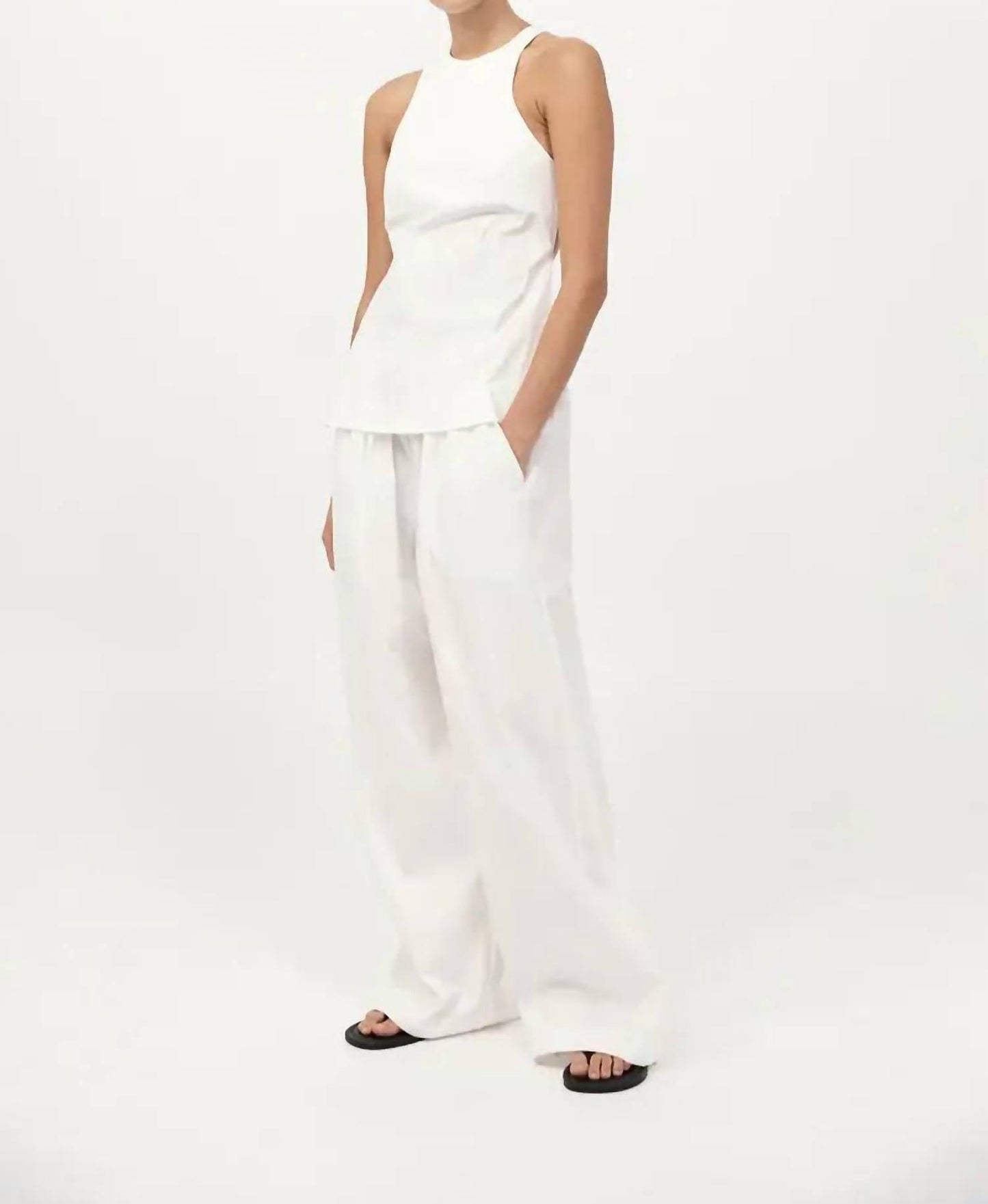 St. Agni - Racerback High Neckline Top