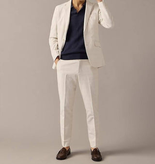 J.Crew - Ludlow Slim-fit Unstructured Suit Pant In Irish Cotton Linen
