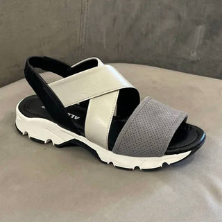 All Black - WOMEN CROSS STRAP & BAND SANDAL