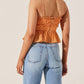 Astr - Ruched Spagetti Strap Top