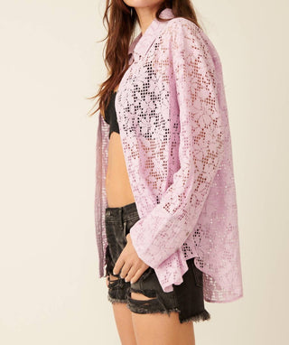 Free People - In Your Dreams Lace Buttondown