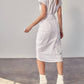 Do+Be - Collar Button Front Tie Dress