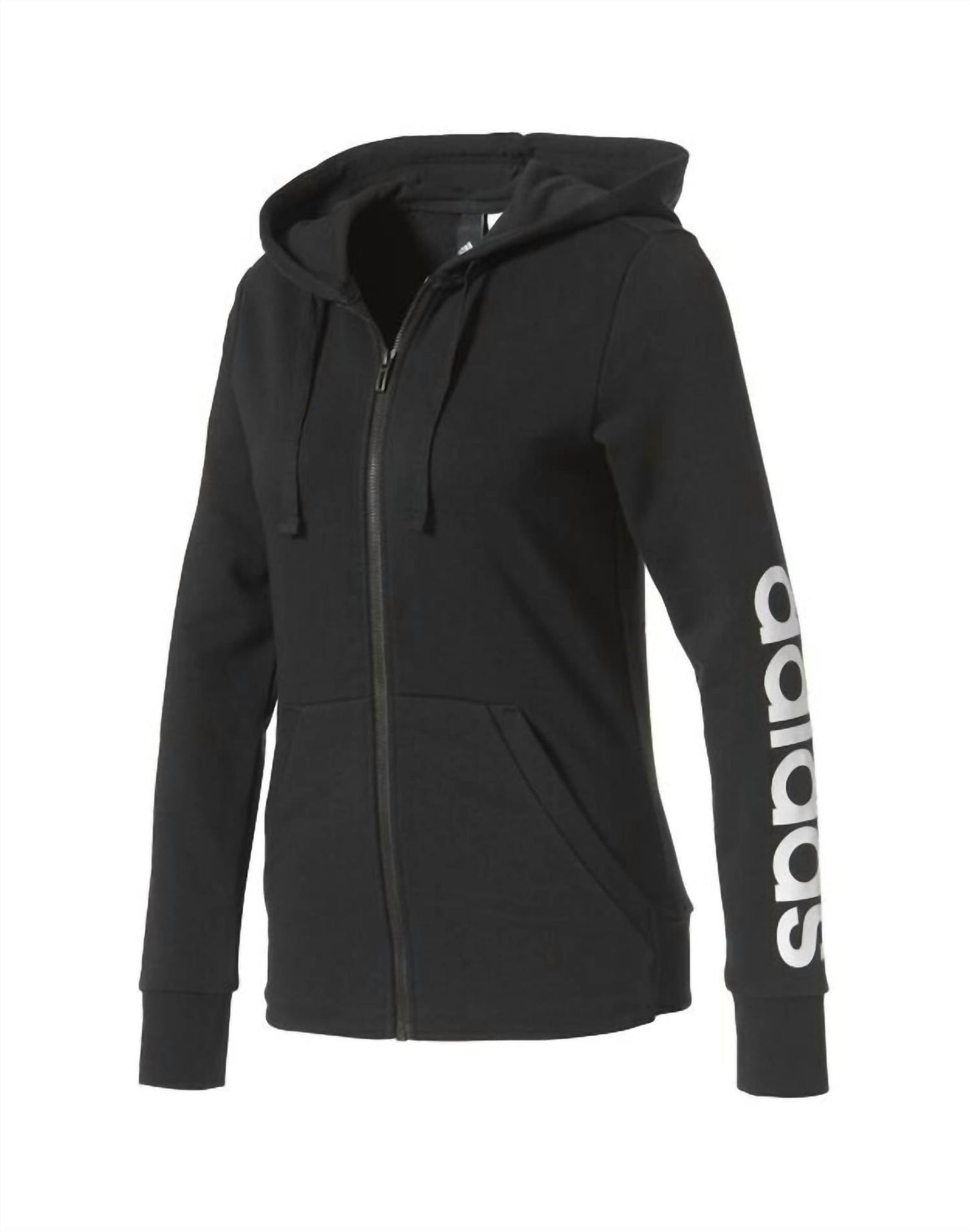 Adidas - Women's essential Linear Full Zip Logo Hoodie