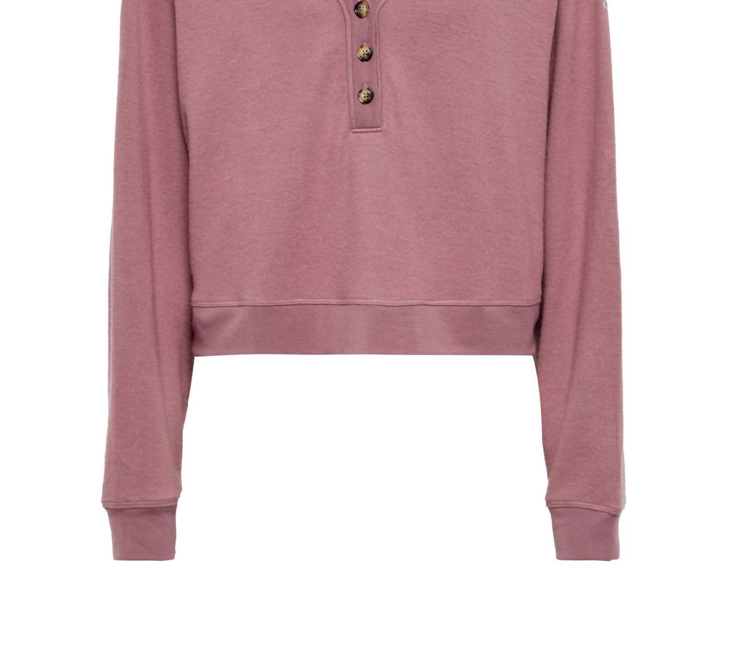 Alo Yoga - ALOLUX SOHO CROPPED HENLEY
