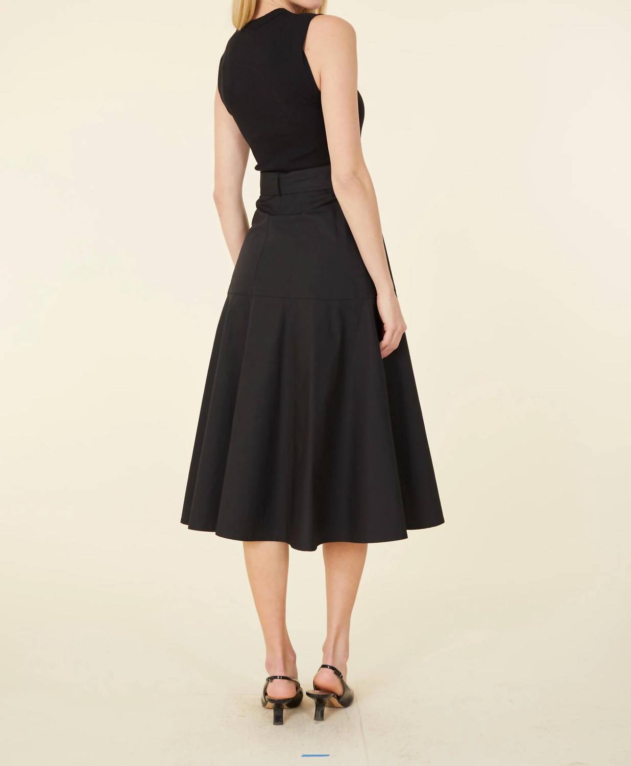 Dolce Cabo - Ribbed Knit Sleeveless Midi Dress