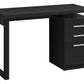 Computer Desk for Home Office Laptop with Reversible Storage Drawers