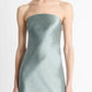 Vince - Satin Strapless Maxi Dress