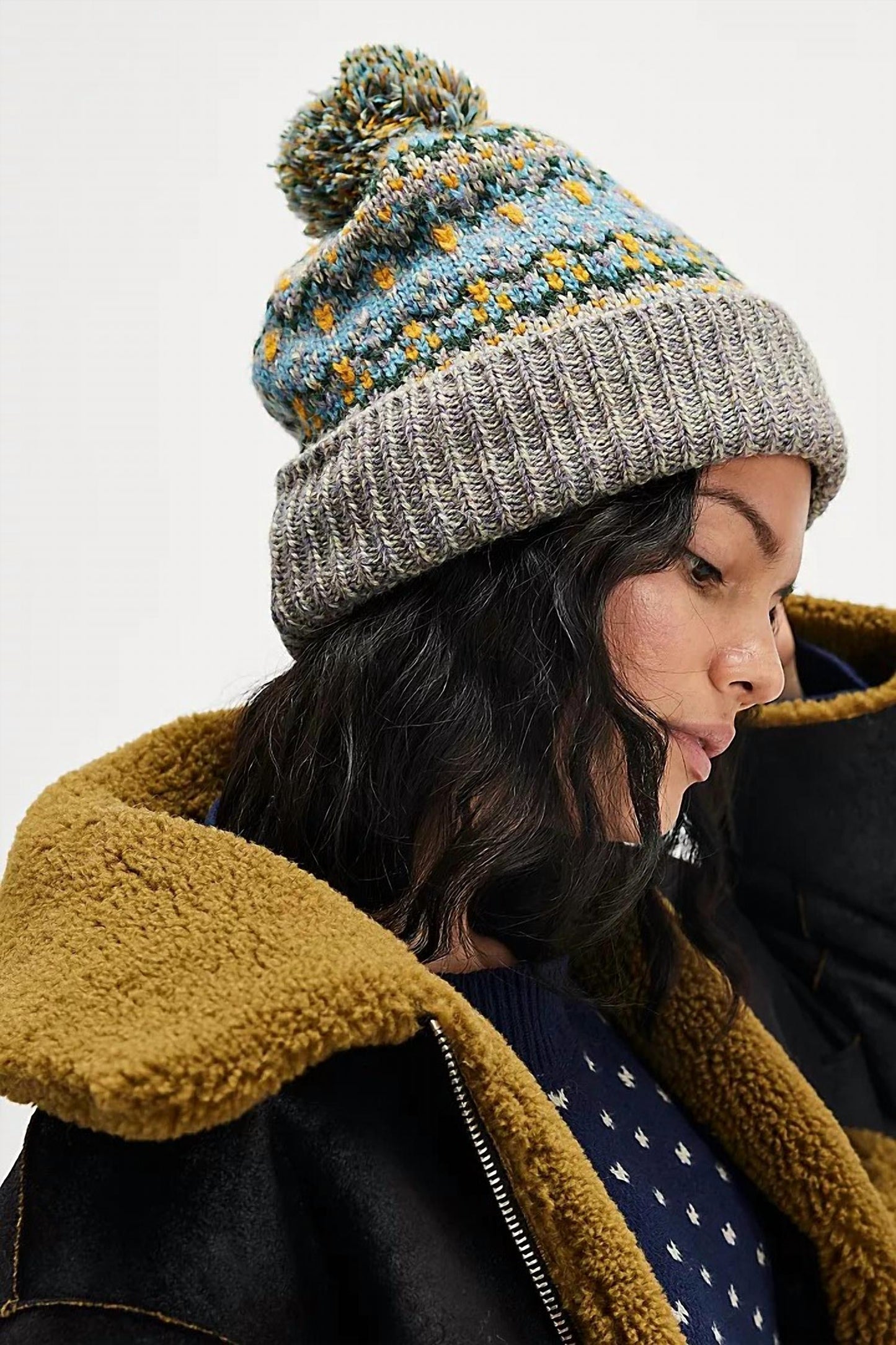 Free People - First Frost Fairisle Beanie