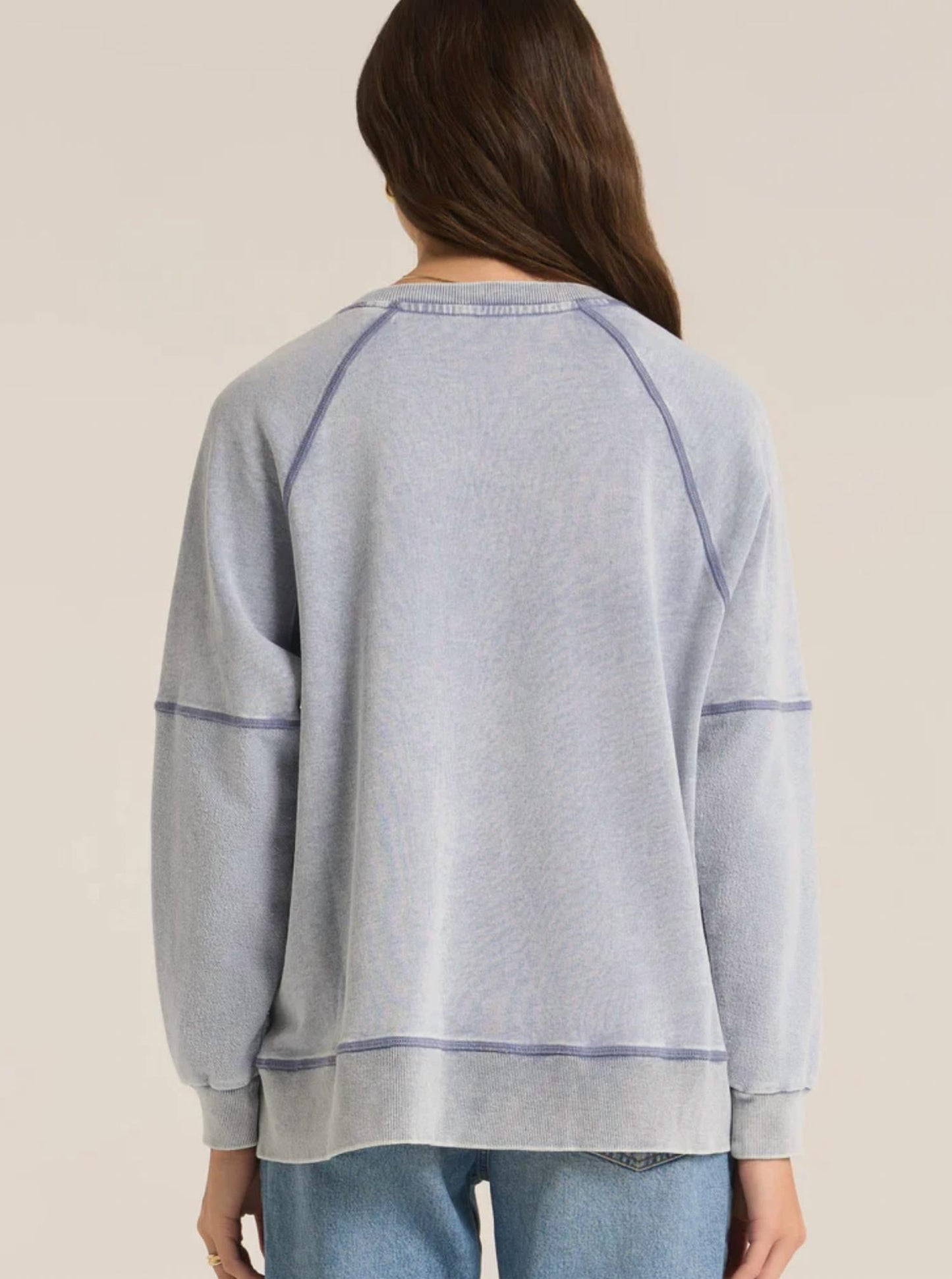 Z Supply - Easy Denim Sweatshirt