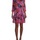 Johnny Was - Johnny Was Women's Visions Mini Dress Pleated Floral Pink