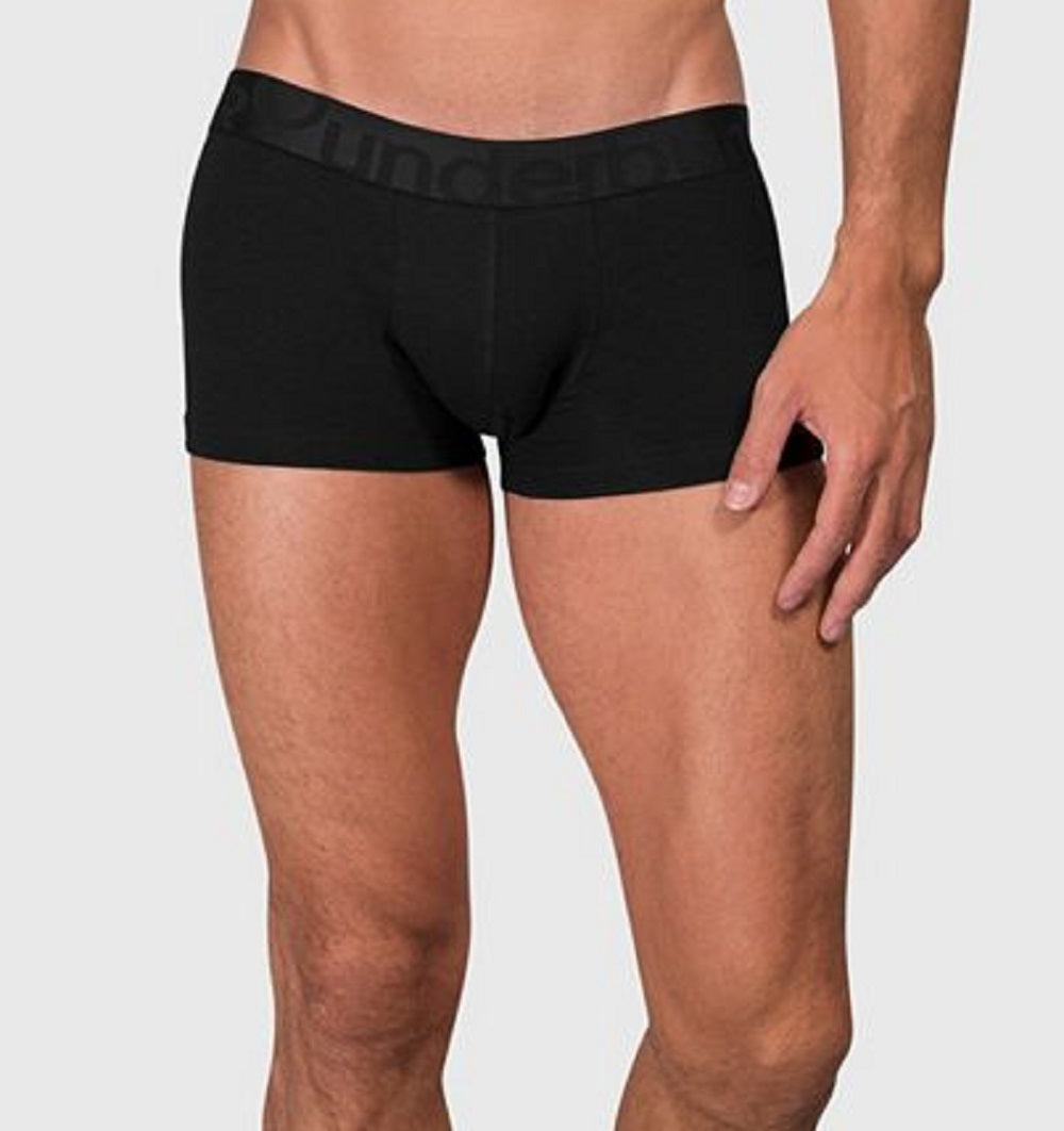 Rounderbum Men's Basic Lift Trunk Black Size Large