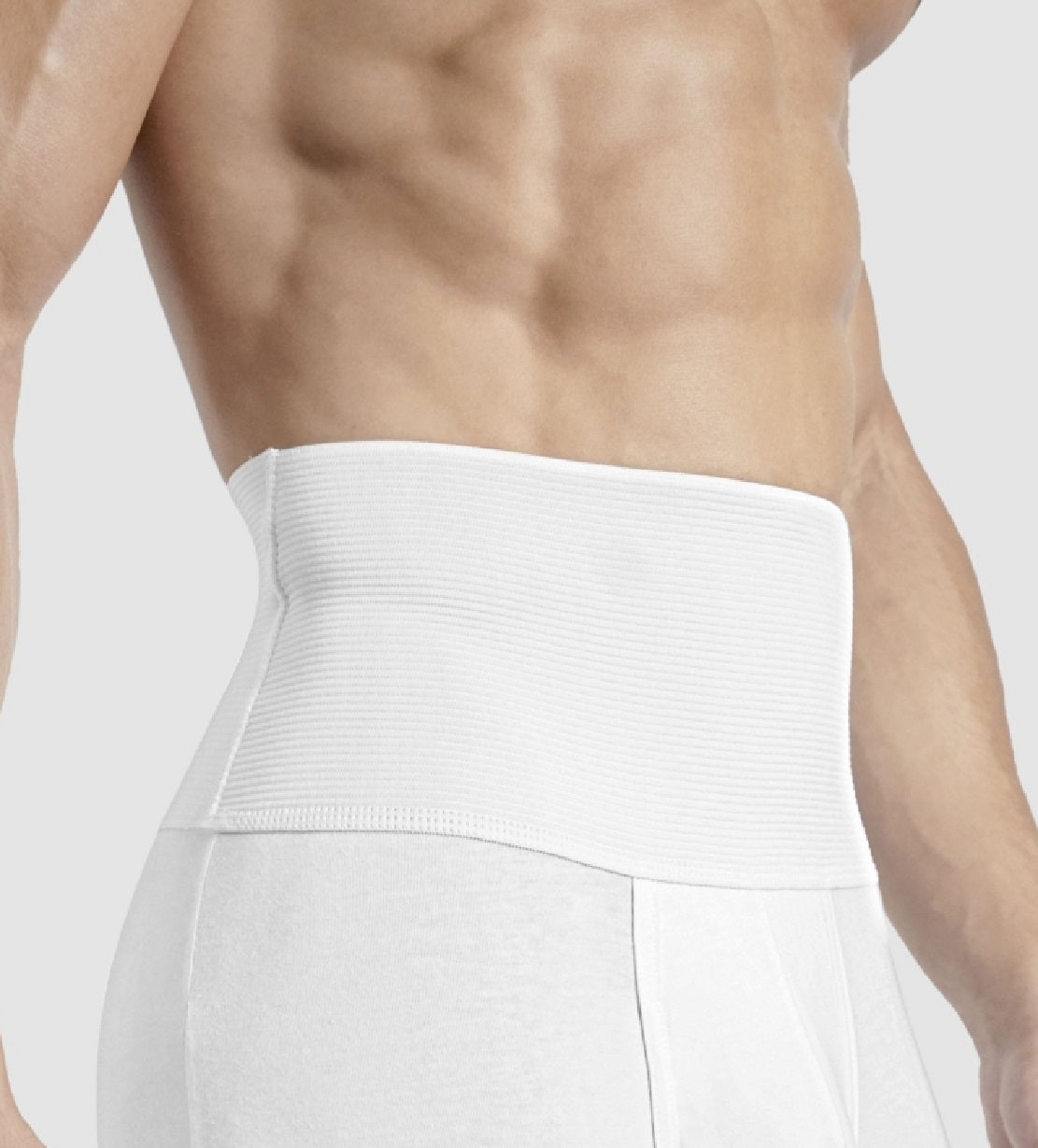 Rounderbum Men's Slim Fit Boxer Brief White Size Large