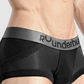 Rounderbum Men's Anatomic Boxer Trunk Black Size Large