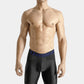 Rounderbum Men's Workout Padded Boxer Brief Black Size Large