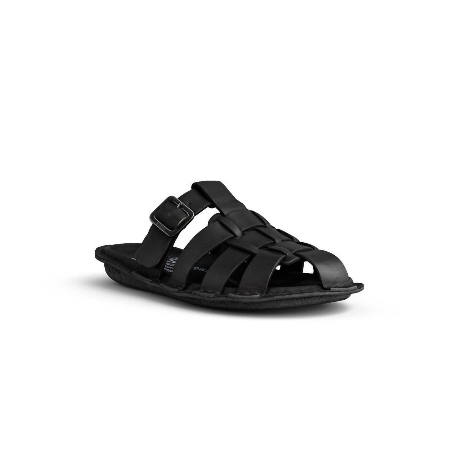 Vibae - Women's Amalfi Leather Preto Sandal