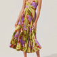 Astr - Blythe Floral Plisse Midi Dress