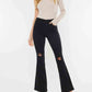 Kancan - Crystal High Rise Petite Bootcut Jeans