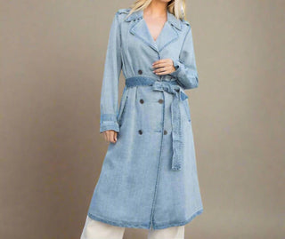 26 International - Windy City Tencel Trench Coat