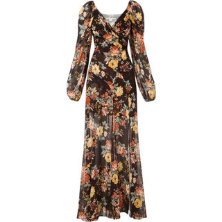 Veronica Beard - Avani Floral Printed Silk Maxi Dress