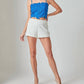 2.7 August Apparel - Lace Crop Fitted Top