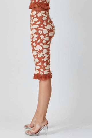 Baevely By Wellmade - Tulum Nights Knit Skirt