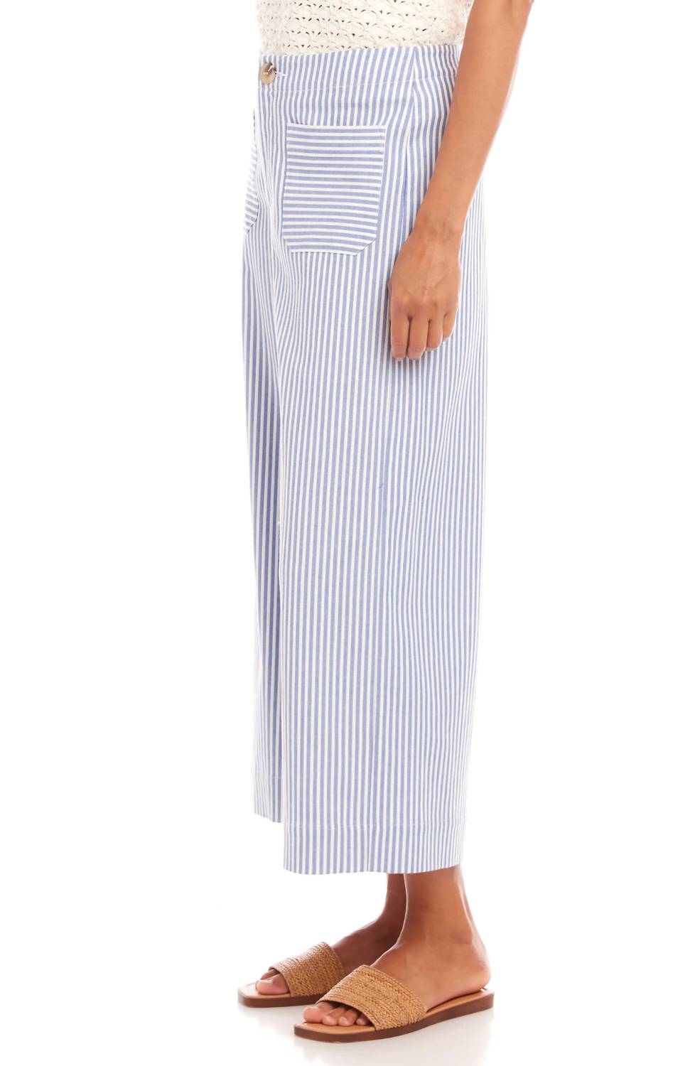 Karen Kane - Cropped Wide Leg Pants