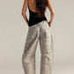 Free People - Good Luck Printed Barrel Jean