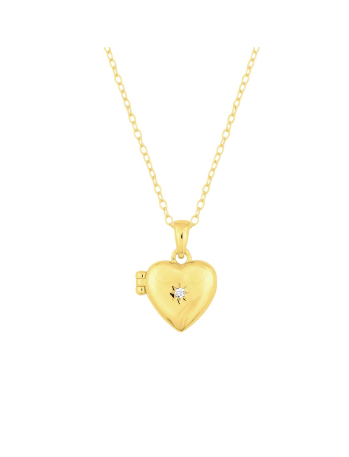 Fyb Jewelry - Women's Heirloom Heart Locket Necklace