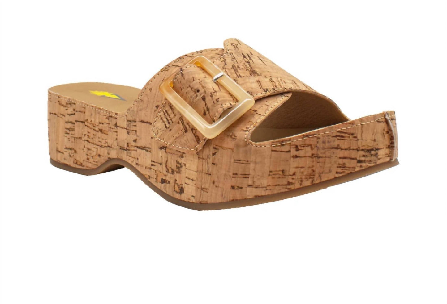 Volatile - Women's Bertha Faux Leather Sandals With Tortoise