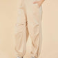 Dolce Cabo - Drawstring Ruched Knee Trousers