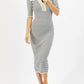Blue B - Tradd Stripe Knit Mididress