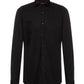 Hugo Boss Men's Slim Fit Solid Dress Shirt Black Size 17X34X35