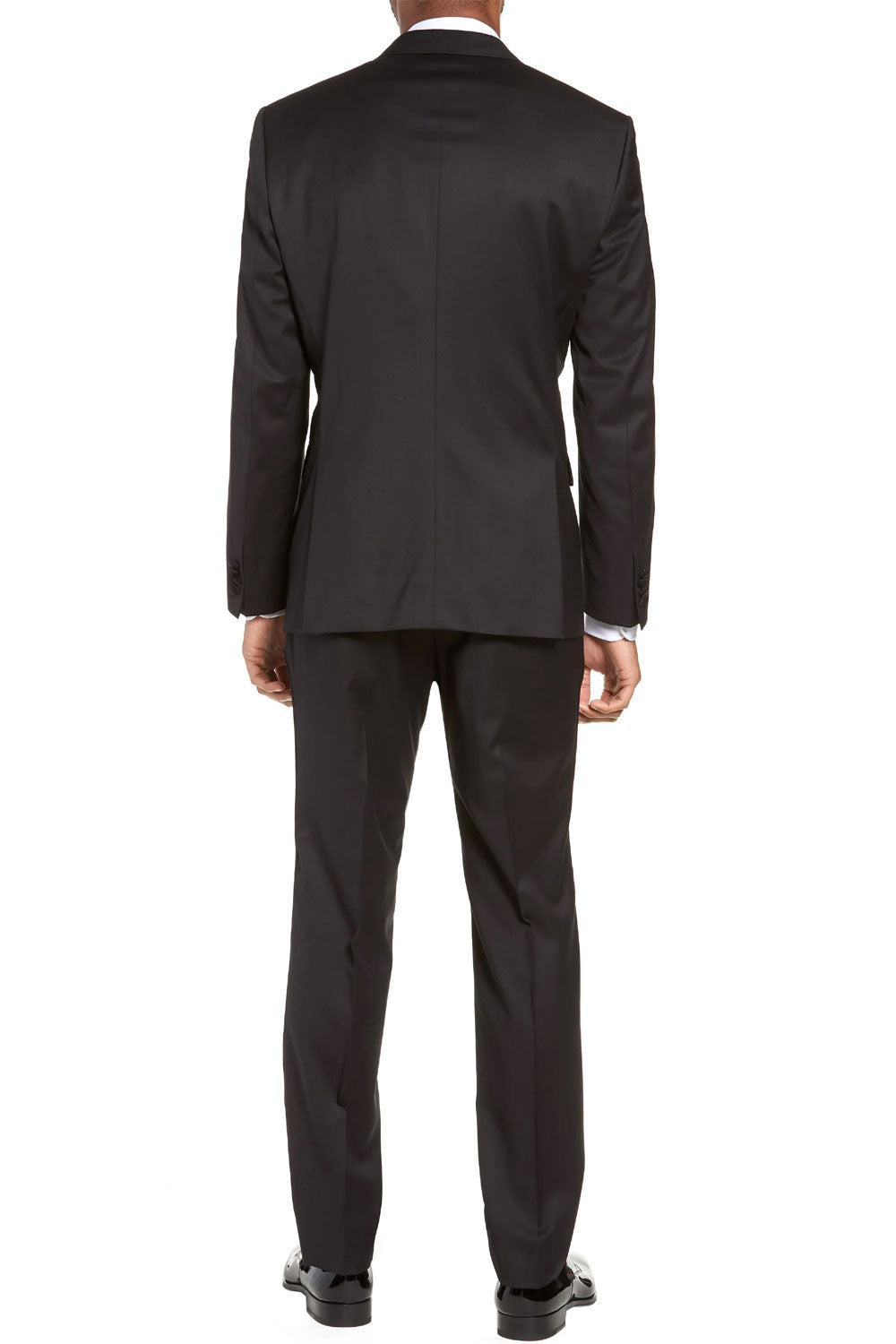 Hugo Boss Men's Halven Gentry Slim Fit Tuxedo Black Size 40