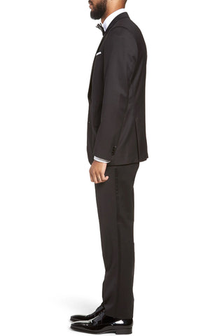 Hugo Boss Men's Halven Gentry Slim Fit Tuxedo Black Size 40