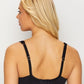 Miraclesuit Women's Surplice Underwire Bikini Top Black Size 38DDD