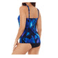 Miraclesuit Women's Nuage Mirage Tankini Top Swimsuit Blue Size 8