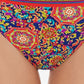 Skinny Dippers Women's Palais Sophie High Waist Bikini Bottoms Swimsuit Blue Size Large