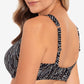 Miraclesuit Women's Plunge Bra Underwire Bikini Top Swimsuit Black Size 38D