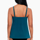 Miraclesuit Women's So Riche Marina Underwire Tankini Top Swimsuit Green Size 8