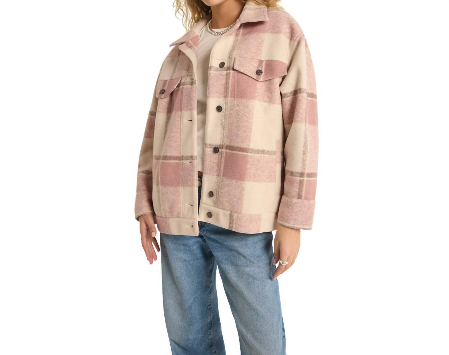 Z Supply - Preston Knit Plaid Jacket