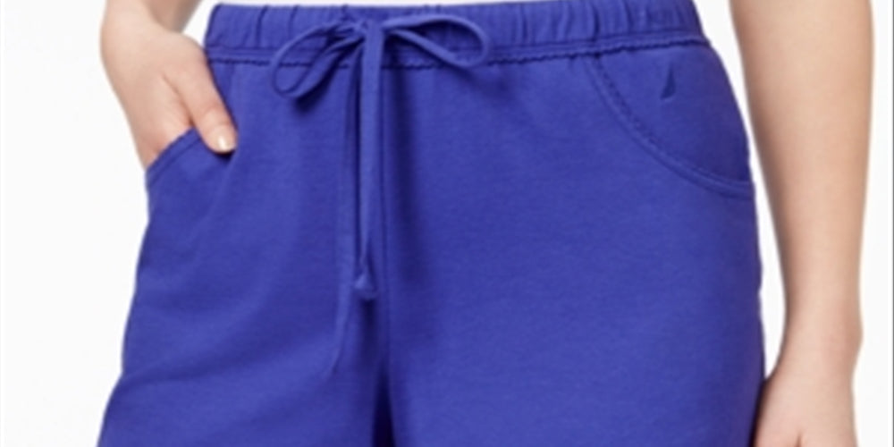 Nautica Women's Knit Boxer Pajama Shorts Blue Size XX-Large – Steals