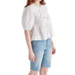 Steve Madden - Paula Eyelet Tie Front Top