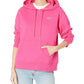 DKNY Women's Metallic Logo Hoodie Pink Size S