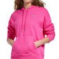 DKNY Women's Metallic Logo Hoodie Pink Size S
