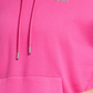 DKNY Women's Metallic Logo Hoodie Pink Size S