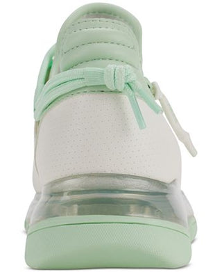 DKNY Women's Tokyo Lace Up Zip Sneakers Green Size 9