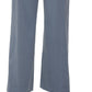 DKNY Women's High Waist Wide Leg Button Front Sailor Pants Blue Size 18