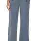 DKNY Women's High Waist Wide Leg Button Front Sailor Pants Blue Size 2