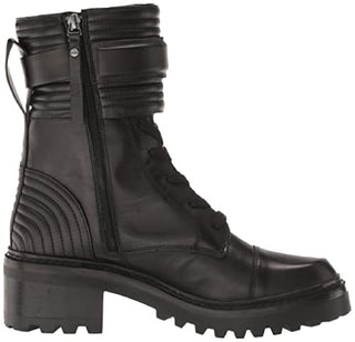 DKNY Women's Basia Combat Boot Black Size 5