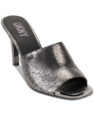 DKNY Women's Bronx Slip On Mule Sandal Gray Size 7.5